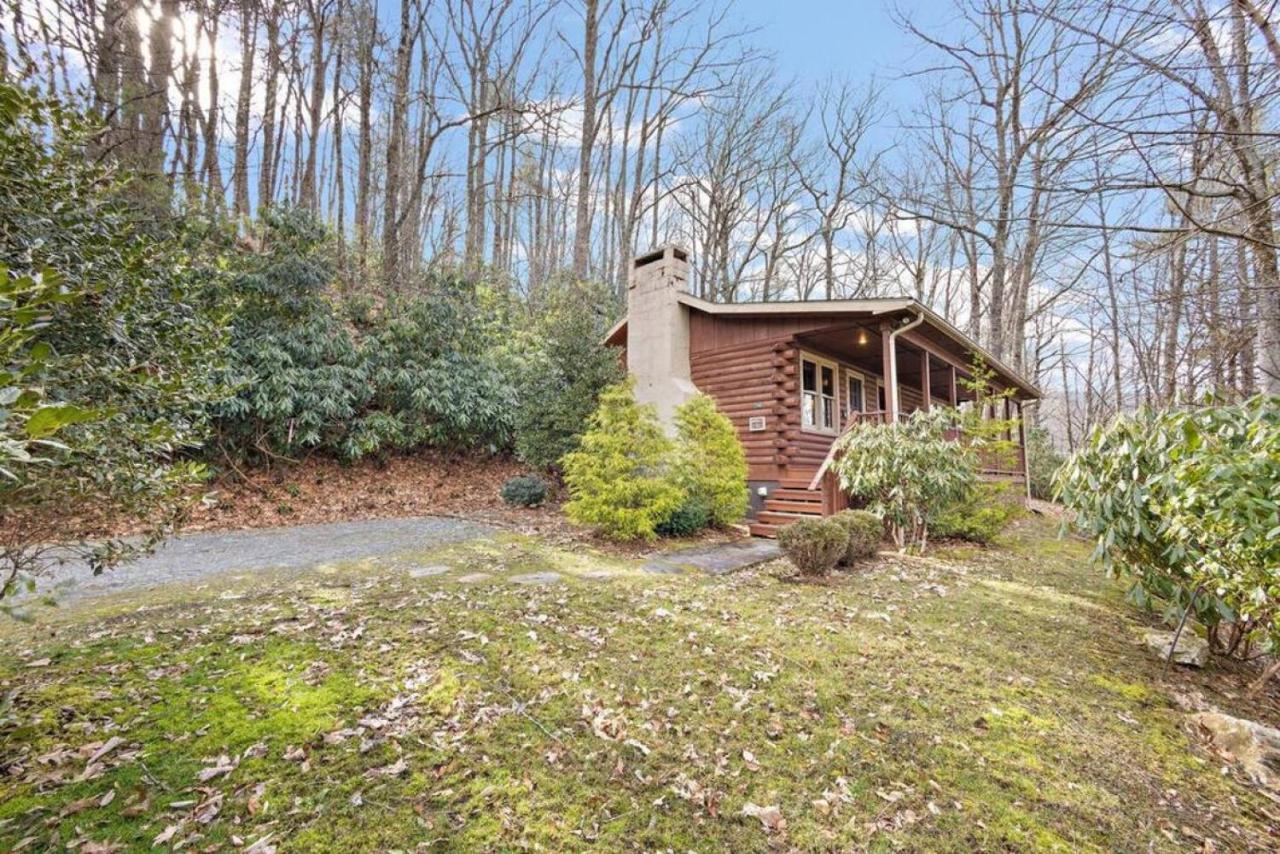 Log Cabin On Peaceful River Blowing Rock Exteriör bild